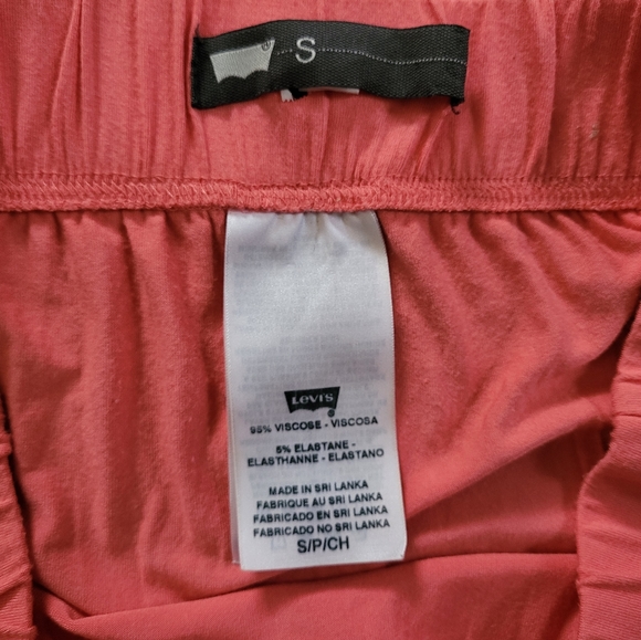 LEVI'S Women's Small Pink Long Skirt w/Elastic Waist - Picture 4 of 11